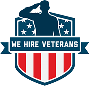 We hire military veterans.